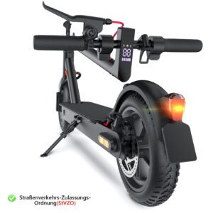 Faltbarer E Scooter Elektro Scooter bis 120KG APP 20km/h mit Straßenzulassung
