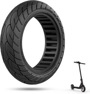 10 Zoll E Scooter Reifen Vollgummi 10x2.5 60/70 7.0 kompatibel mit Ninebot usw