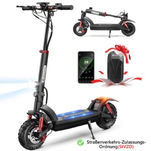 11 Zoll Elektroroller 150kg 48V15AH Offroad Klappbarer E Scooter ABE bis 80KM