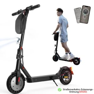 Klappbar E Scooter Mit Straßenzulassung Elektro Scooter APP bis 40KM Reichweite