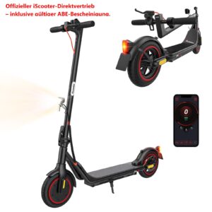 E Scooter mit Straßenzulassung APP Elektro Scooter 10 Zoll Elektroroller 20KM/H