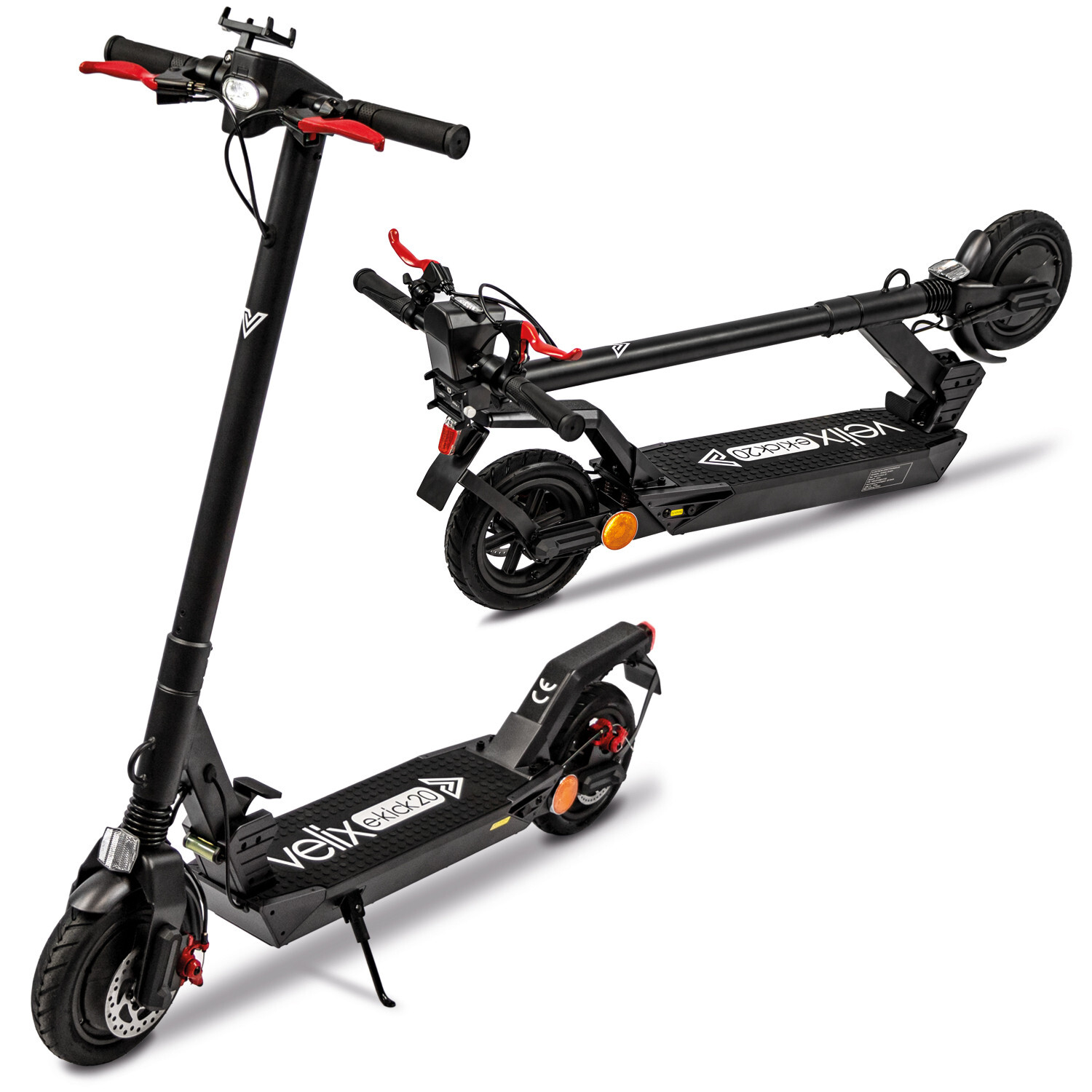 E Scooter Velix E Kick 20 10 4Ah 8 5 Zoll Reifen Scheibenbremse