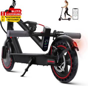 E Scooter 8.5 Zoll E scooter Mit Straßenzulassung Elektroroller 25 30 Km Reich.