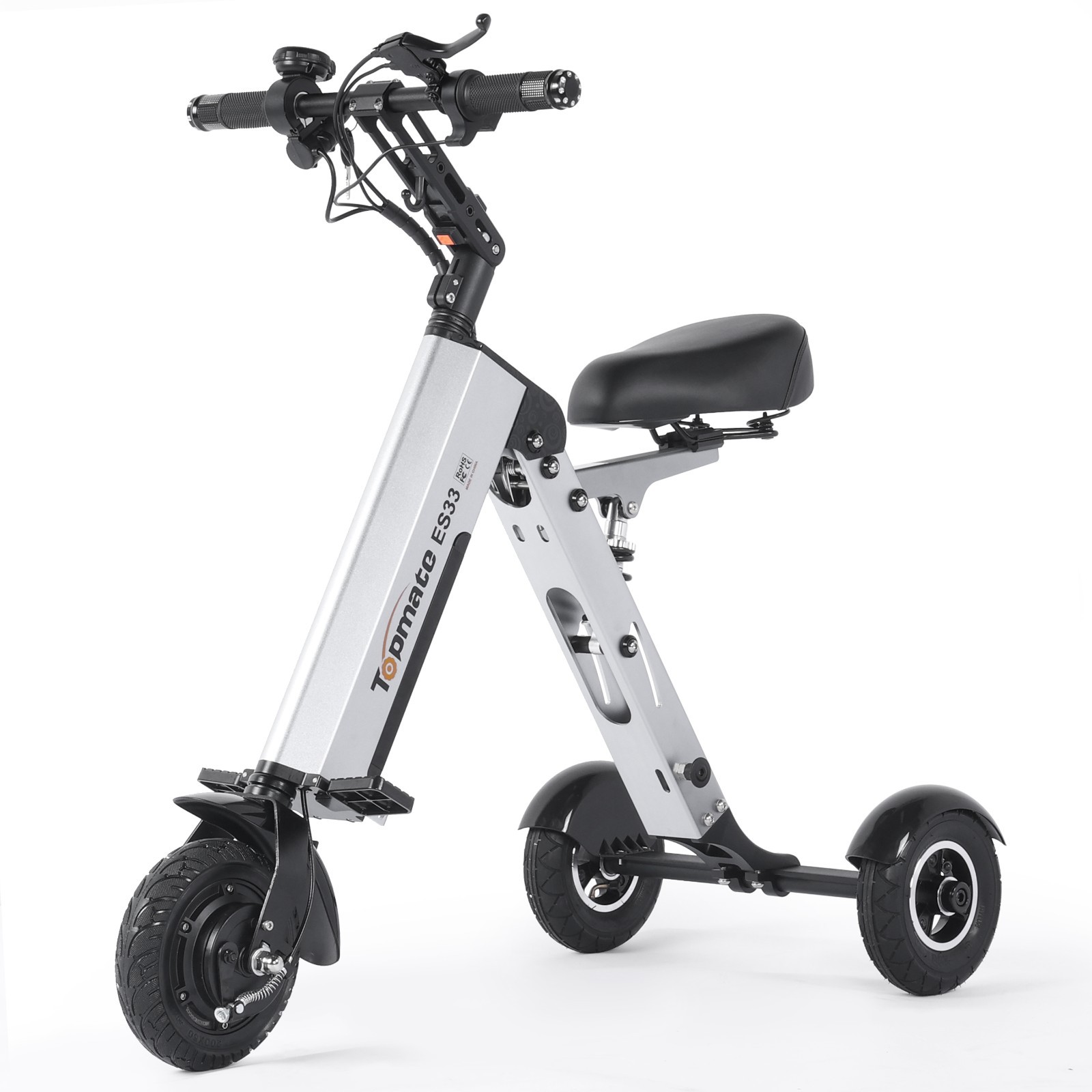 TpMate ES33 faltbarer Elektromobilitätsroller mit 3 Rädern abnehmbarer Akku