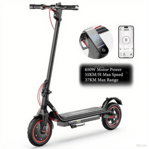 E Scooter 650W 35km/h Elektroroller Faltbar iScooter W7 Elektro Roller Bis 37KM