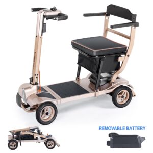 TopMate Mobilitätsroller 4 Räder ES40 für Senioren Faltbarer Elektro Scooter