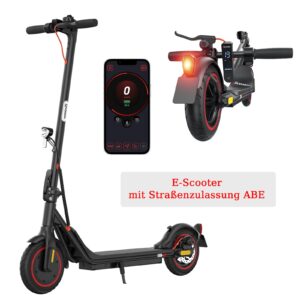 iScooter 8.5'' E Scooter mit Straßenzulassung 350W Elektro Scooter Elektroroller