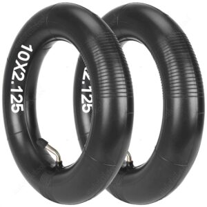 2x E Scooter Schlauch 10x2 / 10x2.125 / 10x2.5 45 Ventil 10 Zoll Innenschlauch
