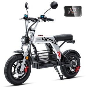 iScooter DX5Pro Elektroroller mit korb 52V 20Ah 17'' E Scooter Offroad E Roller