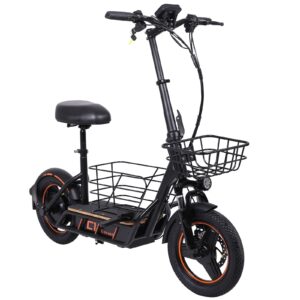 14'' Offroad E Roller mit Sitz E Scooter für Erwachsene 36V 10Ah Elektroroller