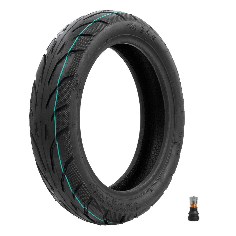 9x2 Zoll E Scooter Reifen Tubeless inkl. Ventil für M365 E22/25 E45 Odys