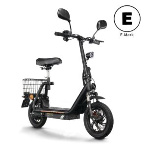 12" TWOFISH M5 PRO Elektroroller 48V13AH Mit Straßenzulassung Scooter mit Sitz