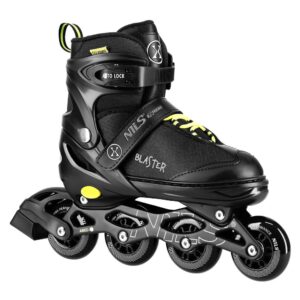 NILS Inlineskates Inliner schwarz verstellbare Inline Skates Größe L 39 42