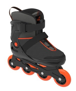 CRIVIT Inline Skates Inliner Softboot SCHWARZ ORANGE Gr. 37 41 verstellbar