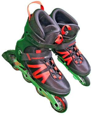 K2 Inline Skates Freedom M Herren black red wie neu